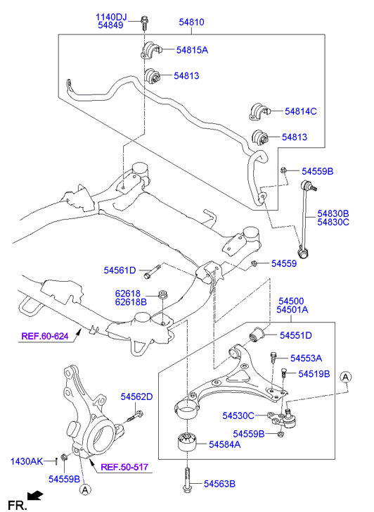 KIA 545842T000 - Сайлентблок, рычаг подвески колеса autospares.lv