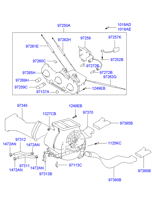 Hyundai 9724125100 - Лампа, лампа чтения autospares.lv