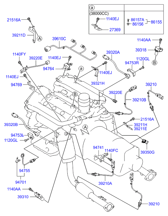 ISUZU 39220-3C100 - Датчик, температура охлаждающей жидкости autospares.lv