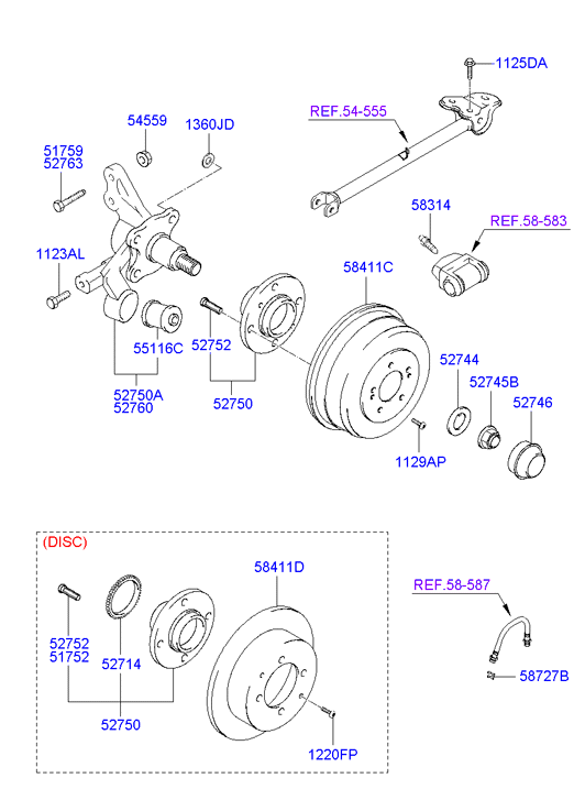 Hyundai 58411-29310 - Тормозной диск autospares.lv