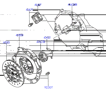 Daihatsu 4130037300 - Нажимной диск сцепления autospares.lv