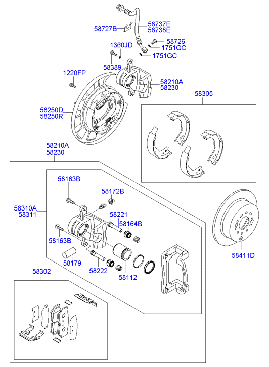 KIA 58310-2BA00 - Тормозной суппорт autospares.lv