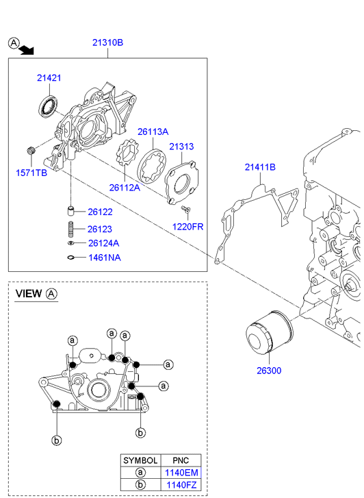 Hyundai 26300-02750 - Масляный фильтр autospares.lv