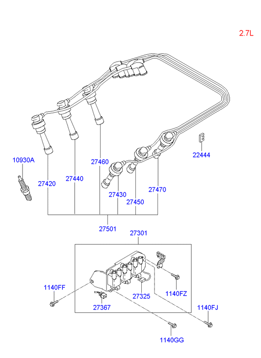 Subaru 18814-11051 - Plug assy - spark autospares.lv