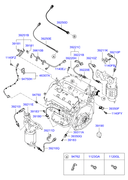 KIA 392103E220 - Лямбда-зонд, датчик кислорода autospares.lv