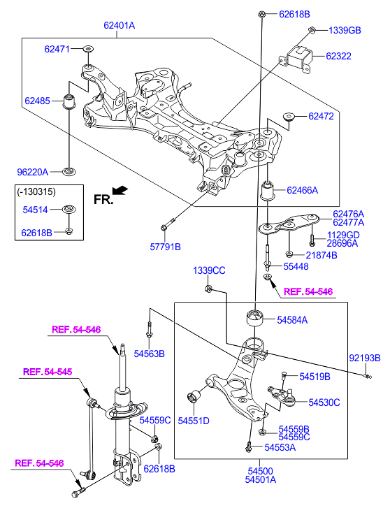 KIA 545002W200 - Рычаг подвески колеса autospares.lv