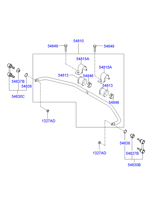 Buessing 54830-25020 - Тяга / стойка, стабилизатор autospares.lv