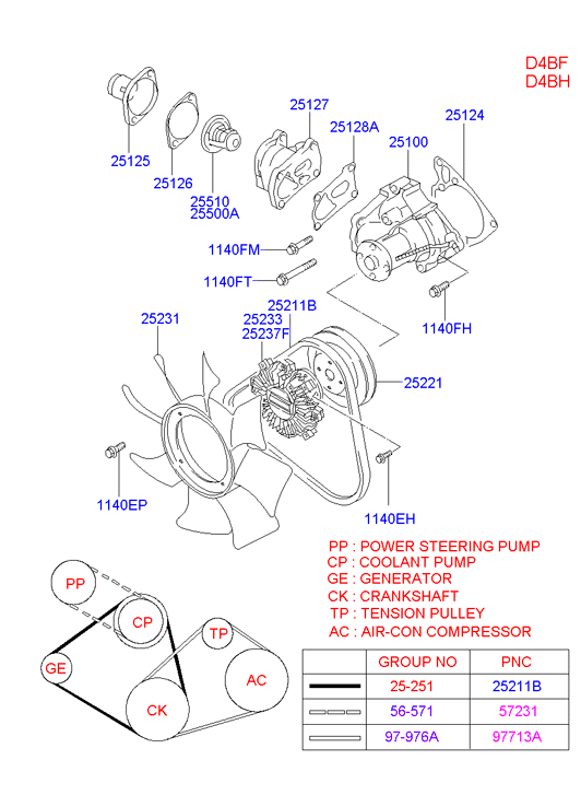 KIA 2551042541 - Термостат охлаждающей жидкости / корпус autospares.lv