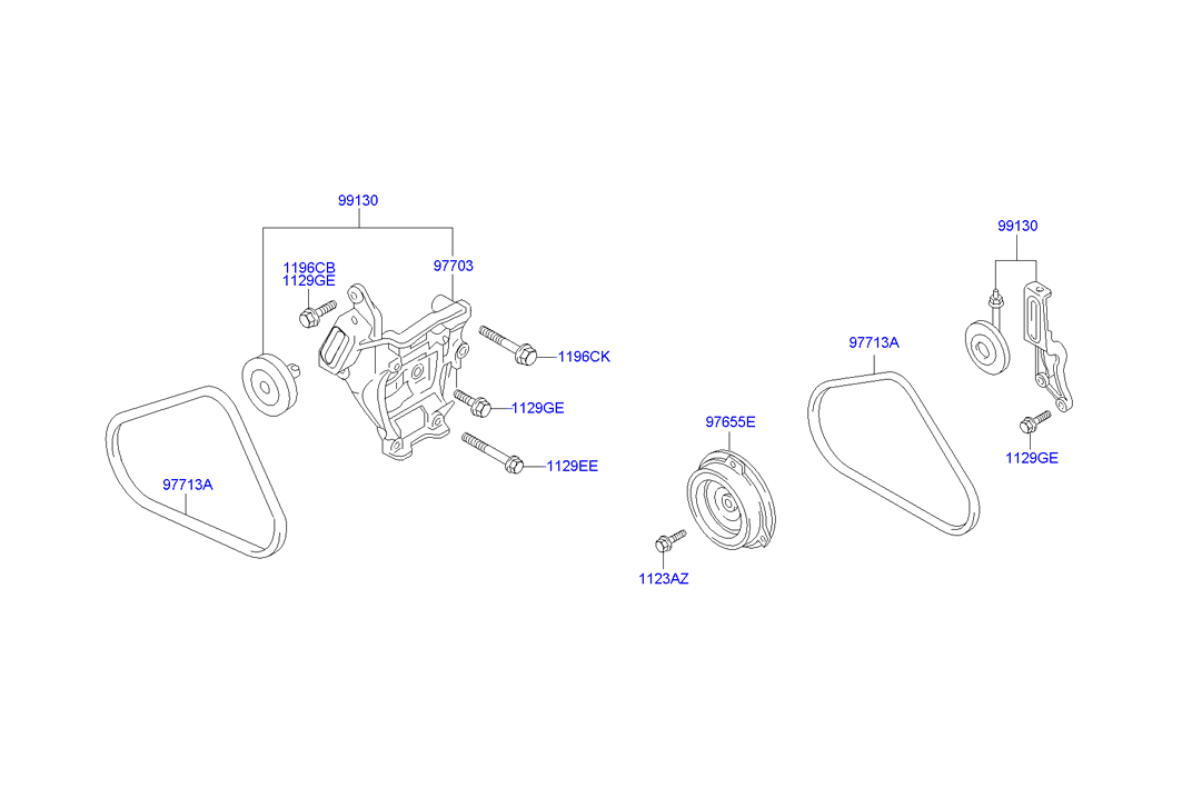 Hyundai HJ820003 - Клиновой ремень, поперечные рёбра autospares.lv