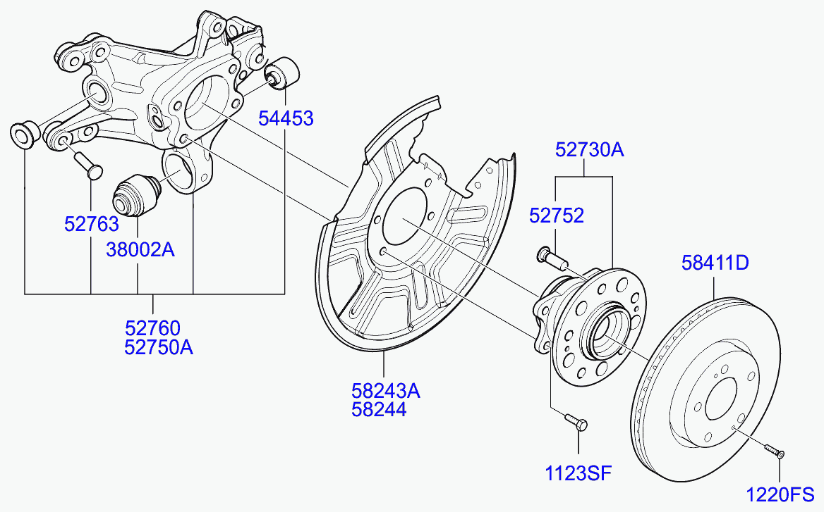 Buessing 58411-3Z100 - Тормозной диск autospares.lv