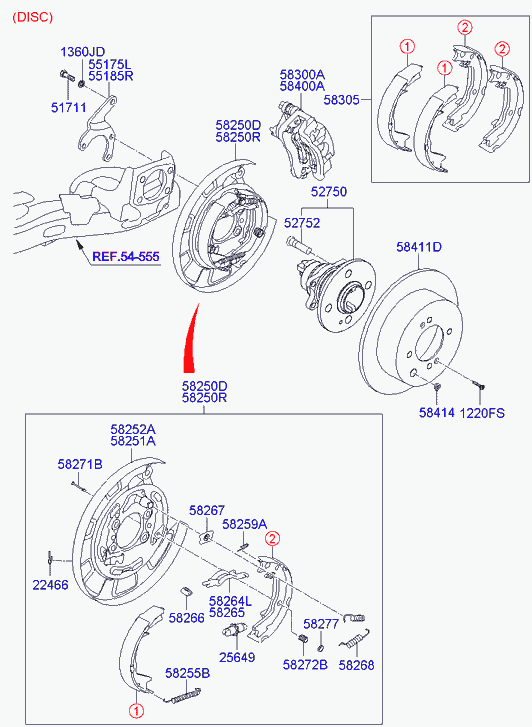 Hyundai 52750-1G101 - Подшипник ступицы колеса, комплект autospares.lv
