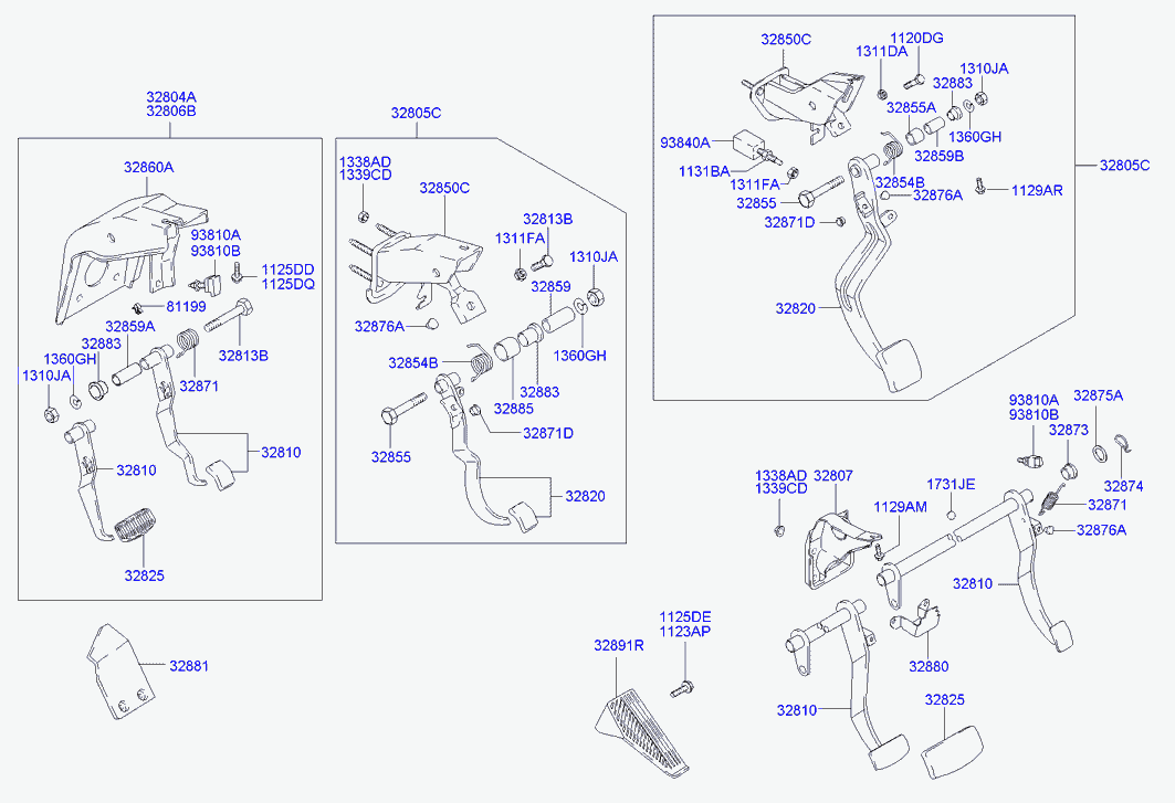 Hyundai 93810-25000 - Выключатель стоп сигнала / сцепления autospares.lv