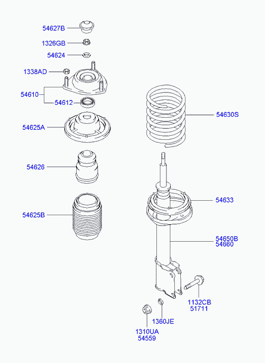 Buessing 5466025150 - Амортизатор autospares.lv