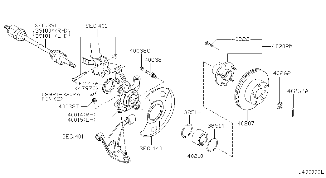 NISSAN 402062Y503 - Тормозной диск autospares.lv