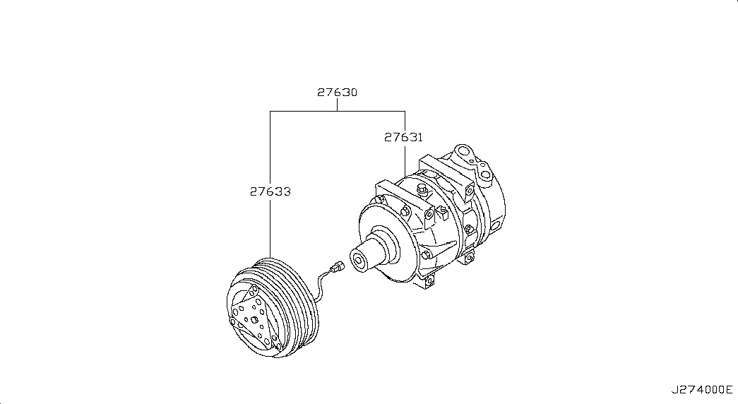 RENAULT 926002Y001 - COMPRESSOR ASSY-COOLER autospares.lv