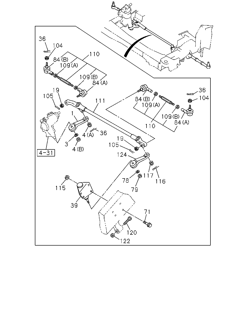 Subaru 8-97020-953-1 - Наконечник рулевой тяги, шарнир autospares.lv