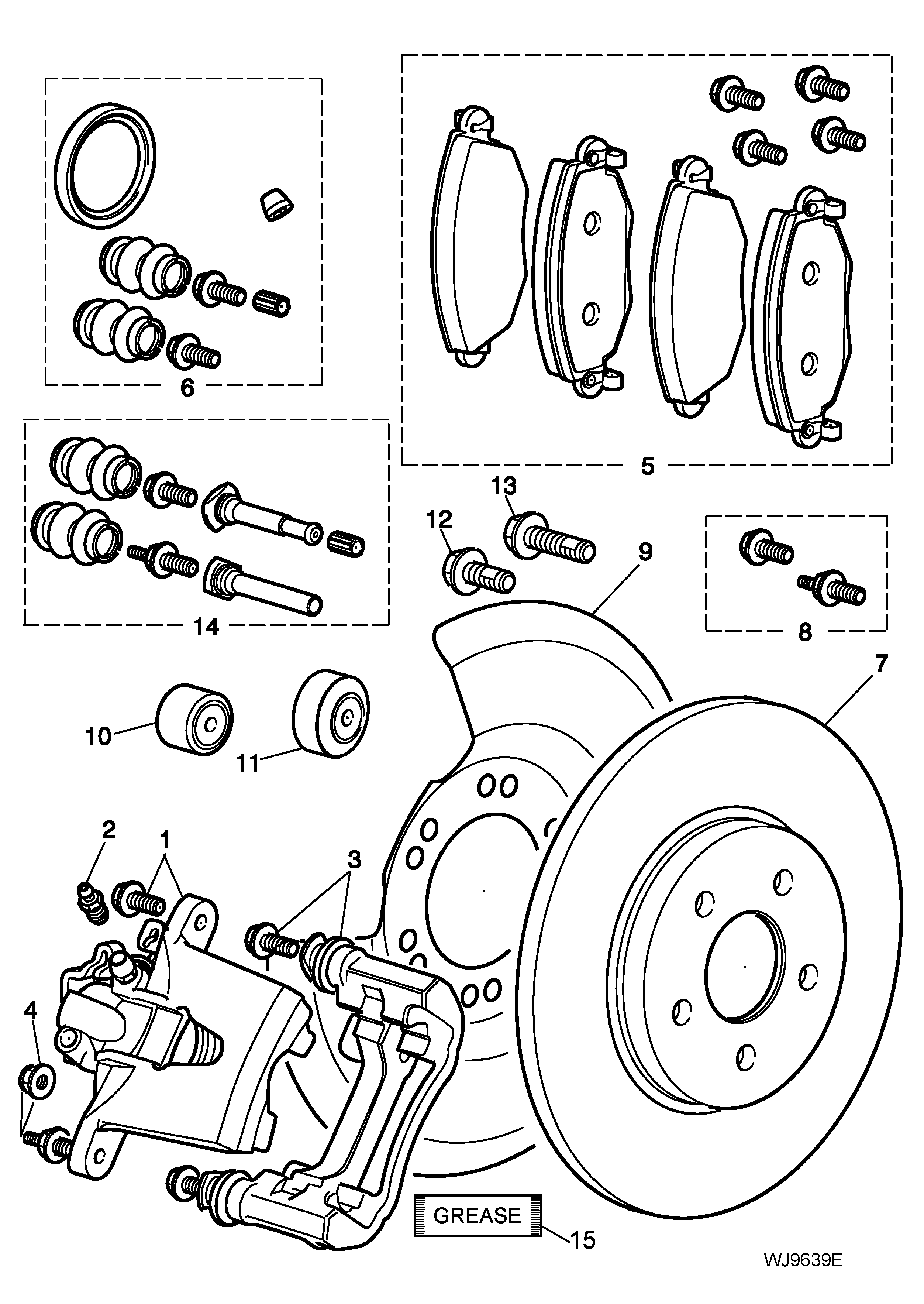 Jaguar C2S52081 - Тормозные колодки, дисковые, комплект autospares.lv