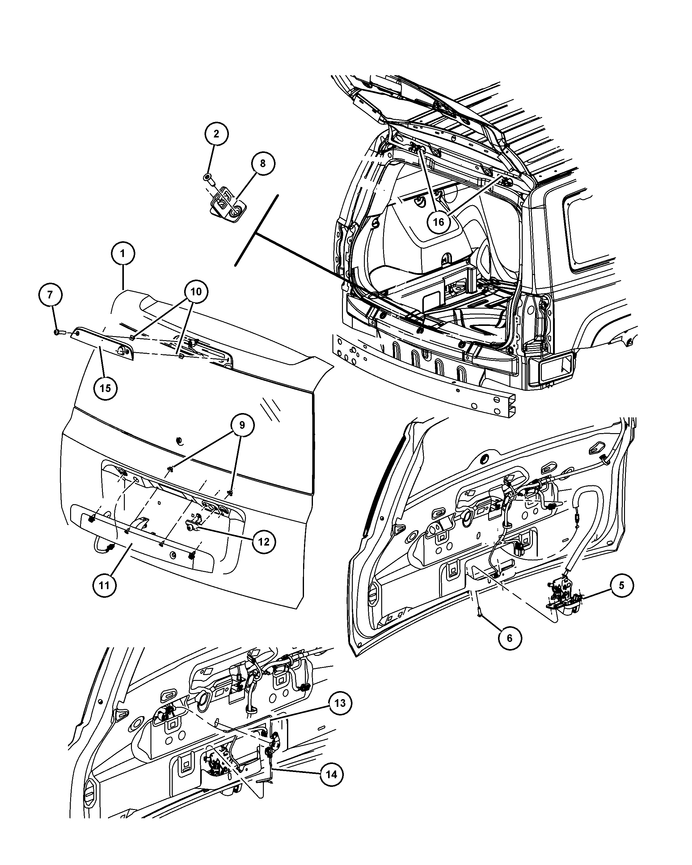 Chrysler 6508 520AA - Газовая пружина, упор autospares.lv