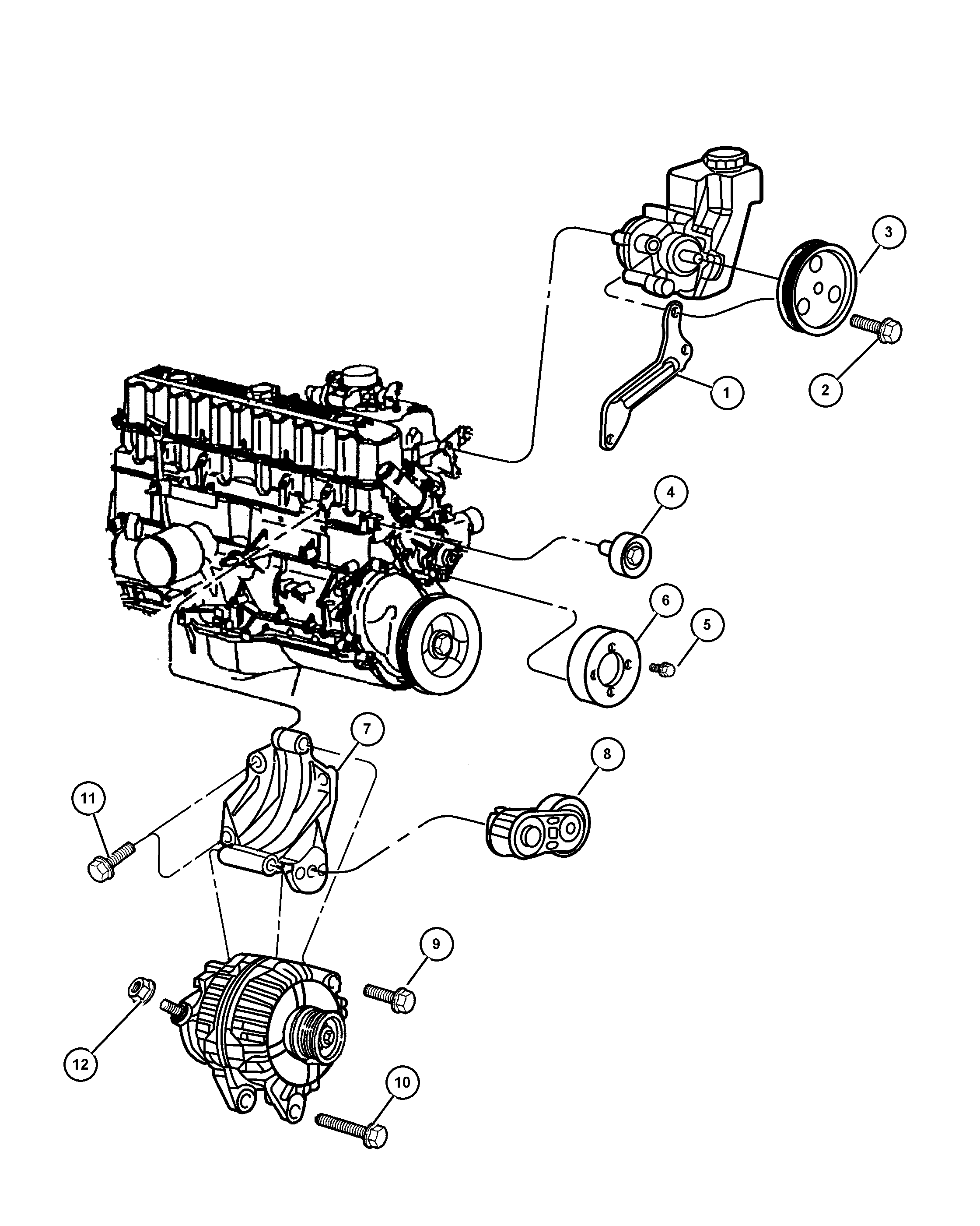 Chrysler 485 4089 - Ролик, поликлиновый ремень autospares.lv