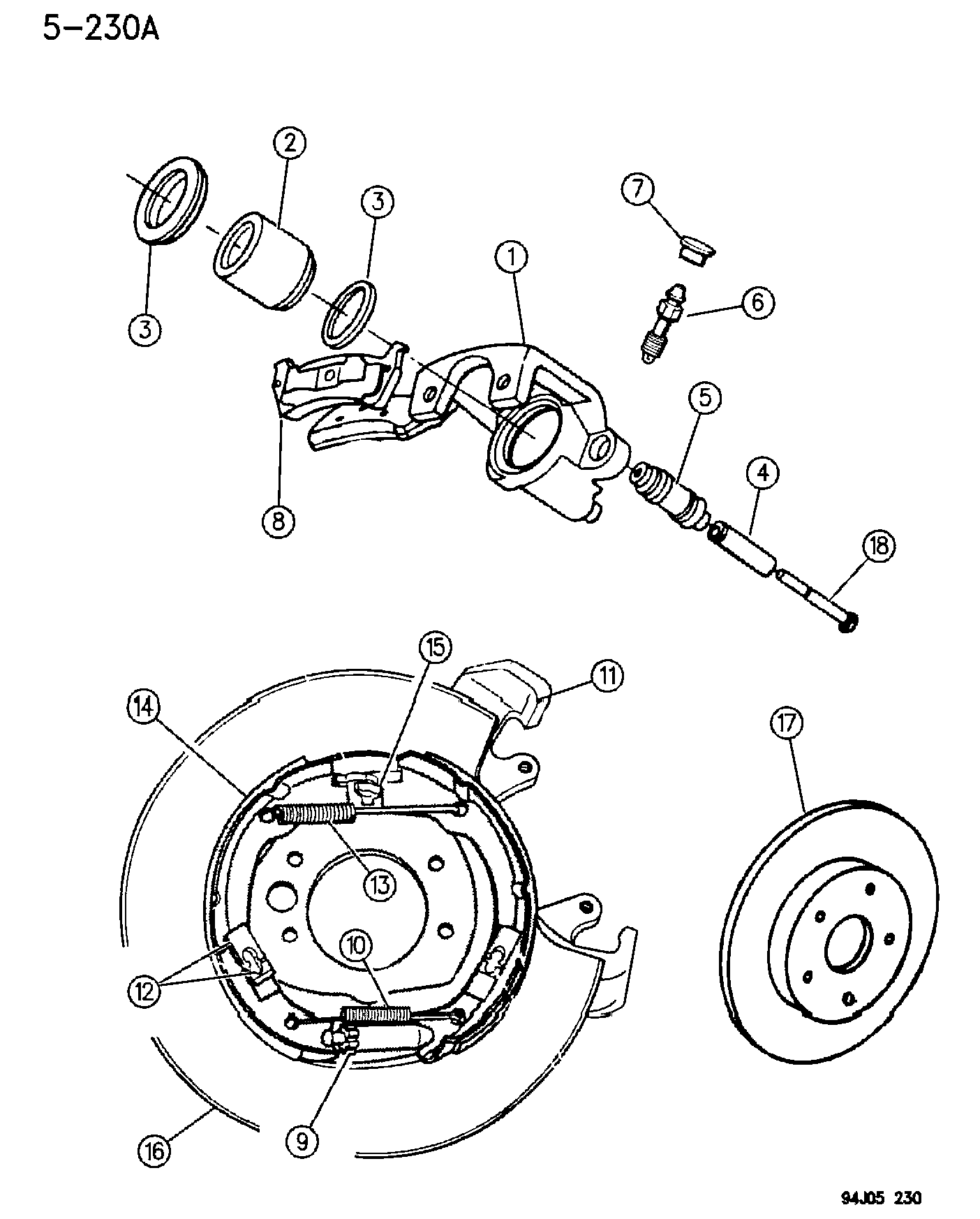 Jeep 476 2114 - Комплект тормозов, ручник, парковка autospares.lv