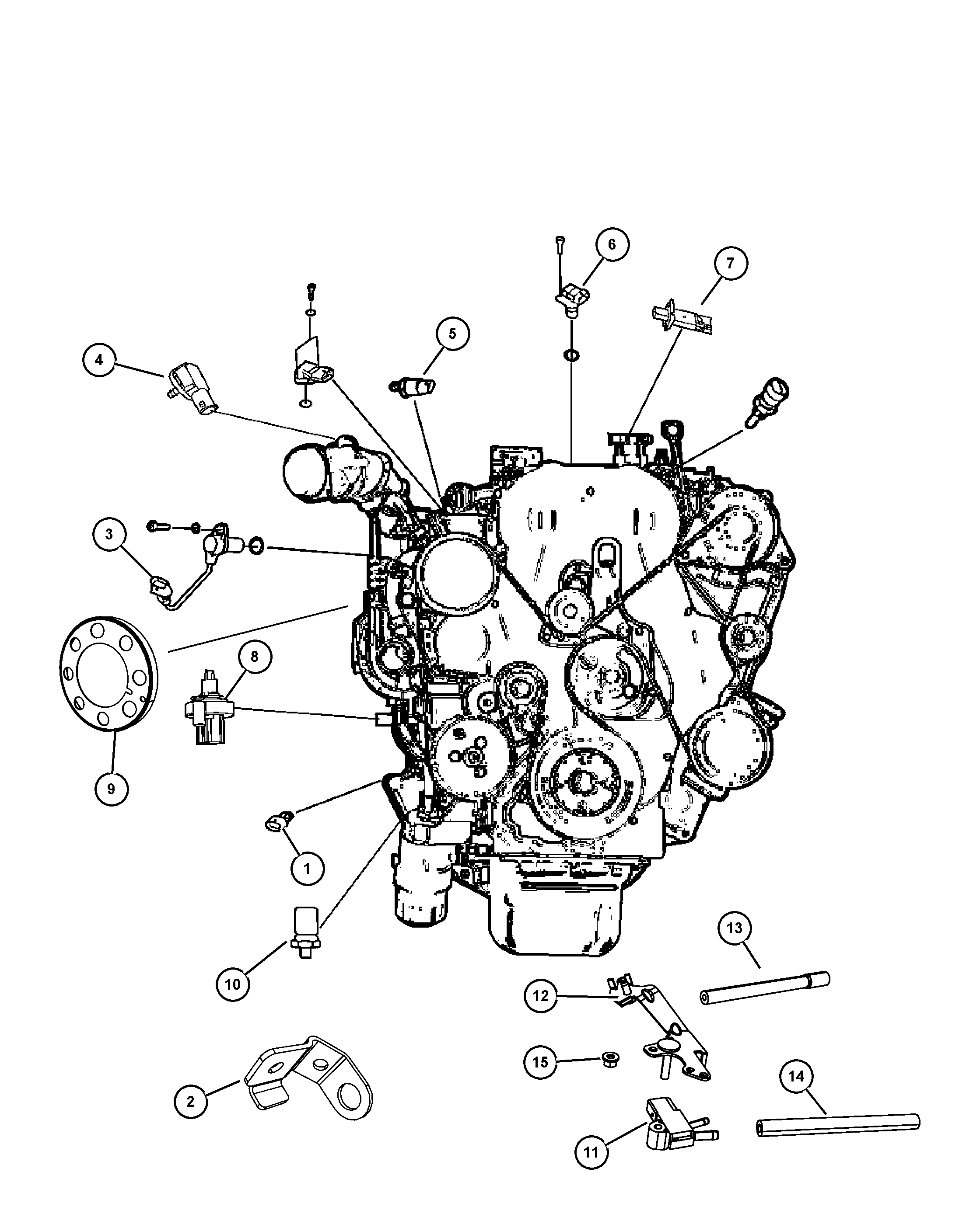 Chrysler 68078 181AA - Датчик, давление выхлопных газов autospares.lv
