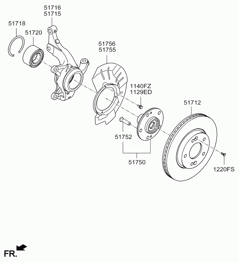 Buessing 51720-0Q000 - Подшипник ступицы колеса, комплект autospares.lv