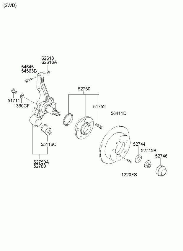 KIA 5841139600 - Тормозной диск autospares.lv