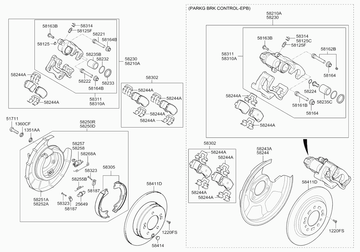 Hyundai 583113QA10 - Тормозной суппорт autospares.lv