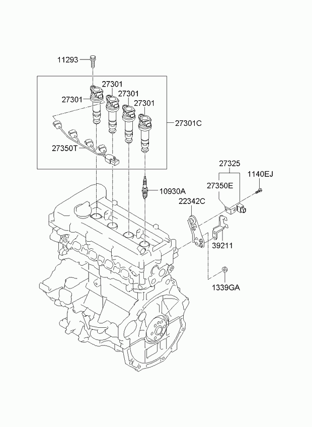 Hyundai 18854-09080 - Свеча зажигания autospares.lv