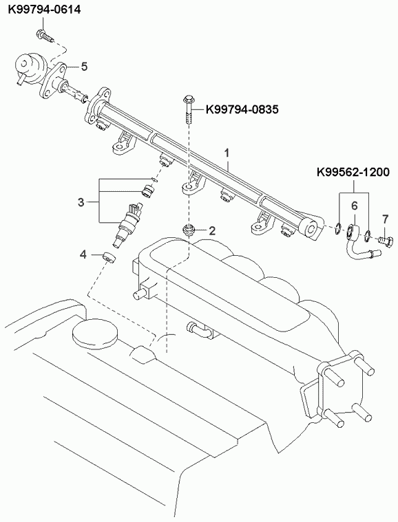 KIA 0857413257 - Прокладка, масляный насос autospares.lv