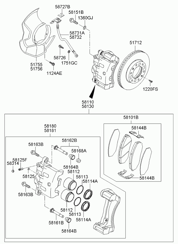 KIA 51712-2P700 - Тормозной диск autospares.lv