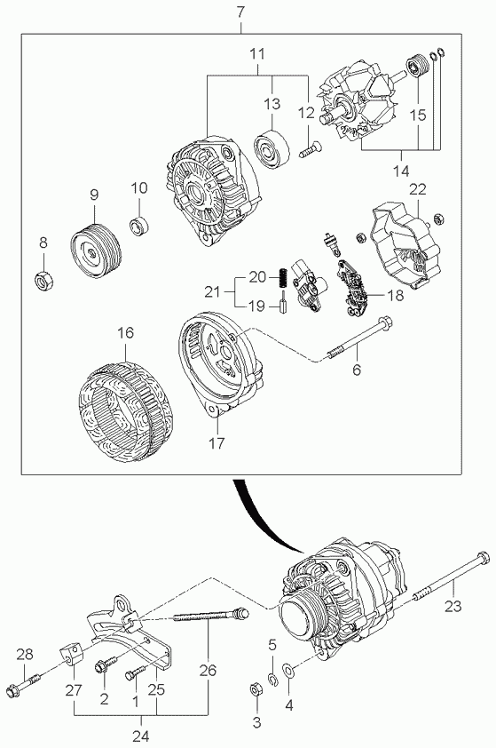 Hyundai 3732102551 - Стартер autospares.lv