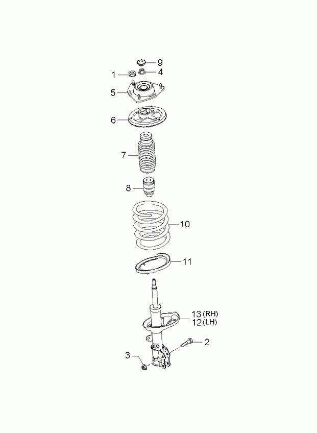 KIA 54651-2F100 - Амортизатор autospares.lv