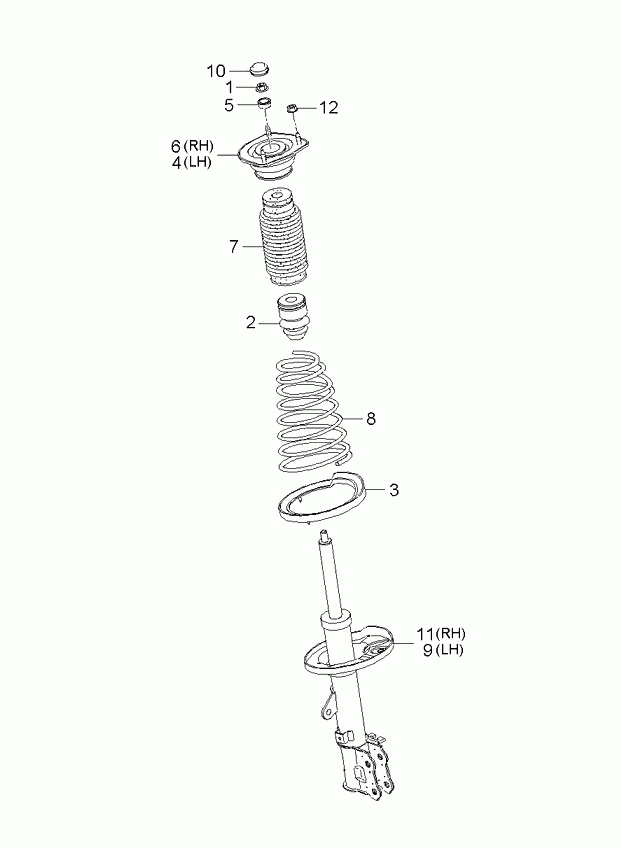 KIA 55361-2F100 - Амортизатор autospares.lv