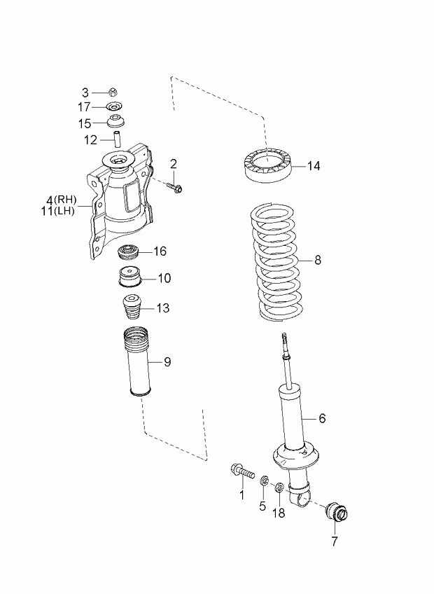 Chrysler 5533738000 - Опора стойки амортизатора, подушка autospares.lv