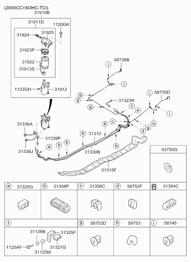 Hyundai 319132H900 - Датчик давления, топливный бак autospares.lv