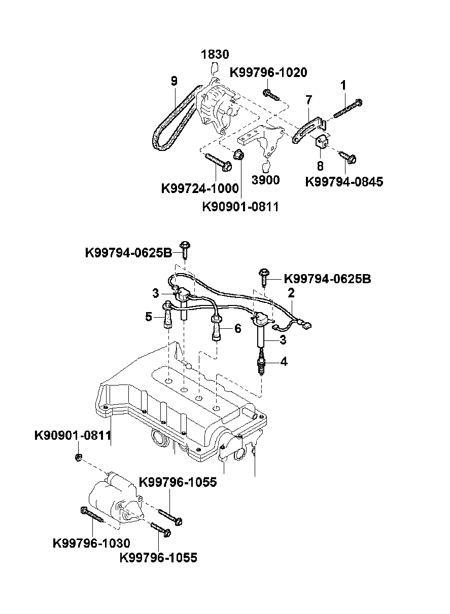 KIA 0K247-18-100A - Катушка зажигания autospares.lv