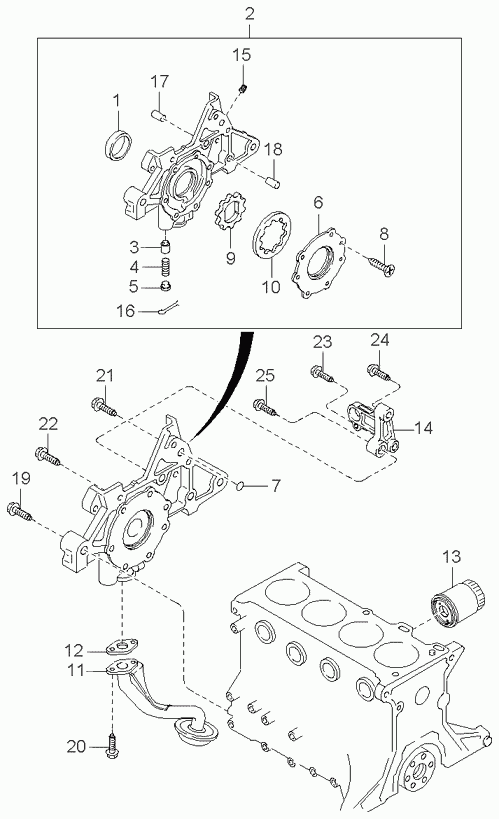 KIA 0 B3C7 10 602A - Уплотняющее кольцо, коленчатый вал autospares.lv