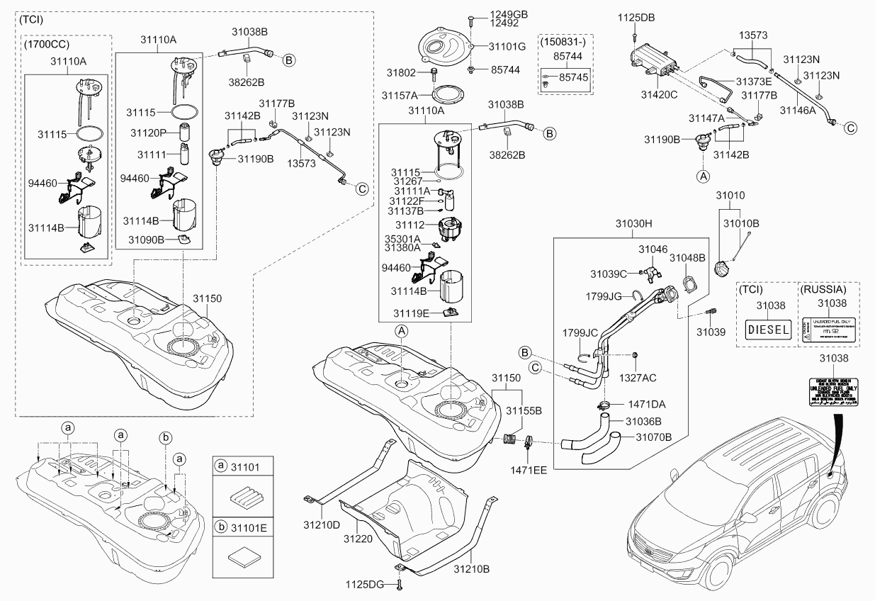 Hyundai 311121R100 - Топливный фильтр autospares.lv