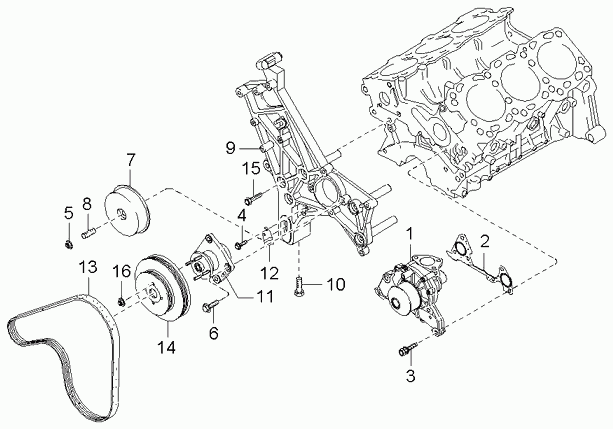 Buessing 25100-39800 - Водяной насос autospares.lv