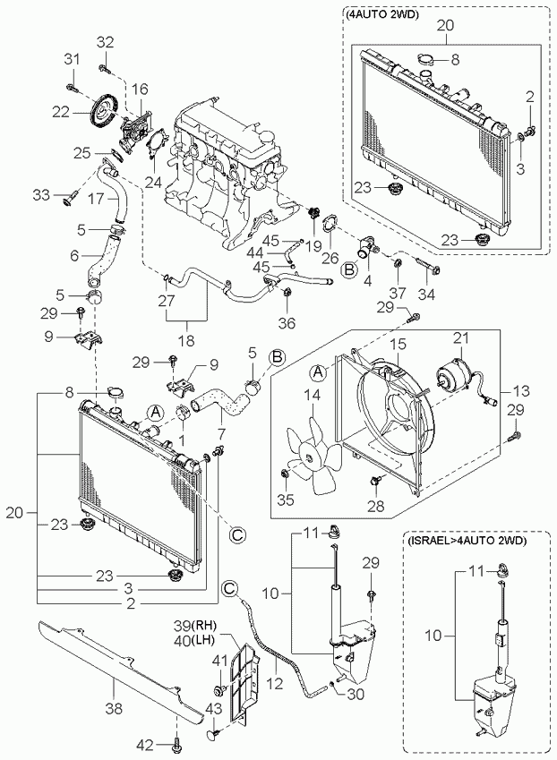 KIA KB3H715131 - Водяной насос autospares.lv