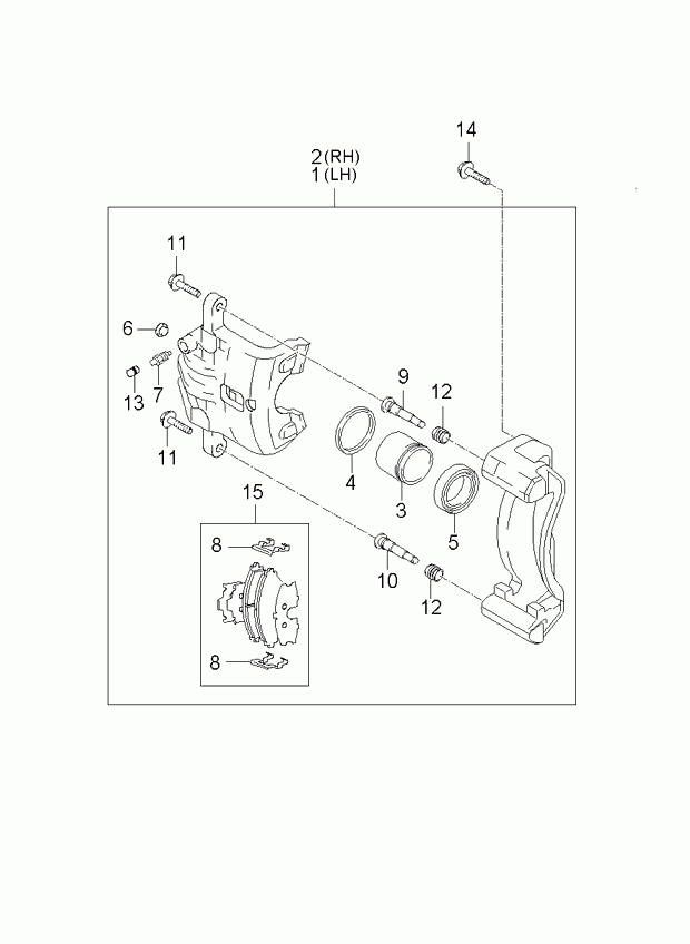 KIA 58101-1FE00 - Тормозные колодки, дисковые, комплект autospares.lv