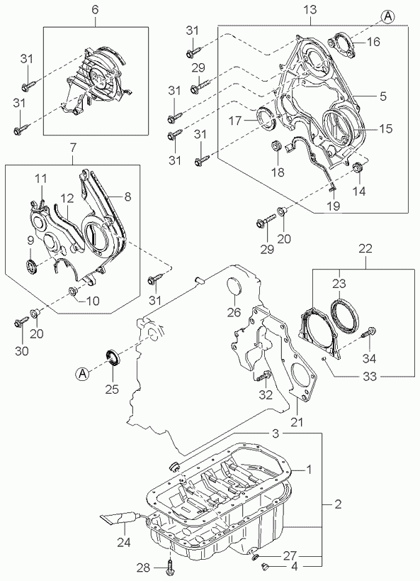 Daihatsu KKY0112602 - Уплотняющее кольцо, коленчатый вал autospares.lv