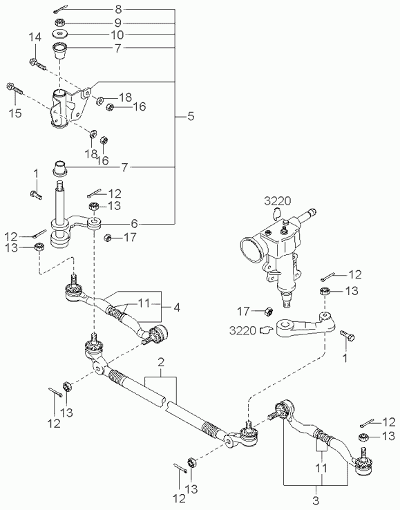 MAZDA 0K01132270A - Рулевая тяга autospares.lv