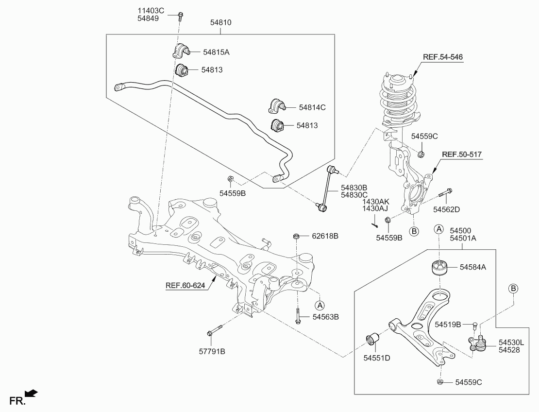 KIA 54584-C1000 - Сайлентблок, рычаг подвески колеса autospares.lv