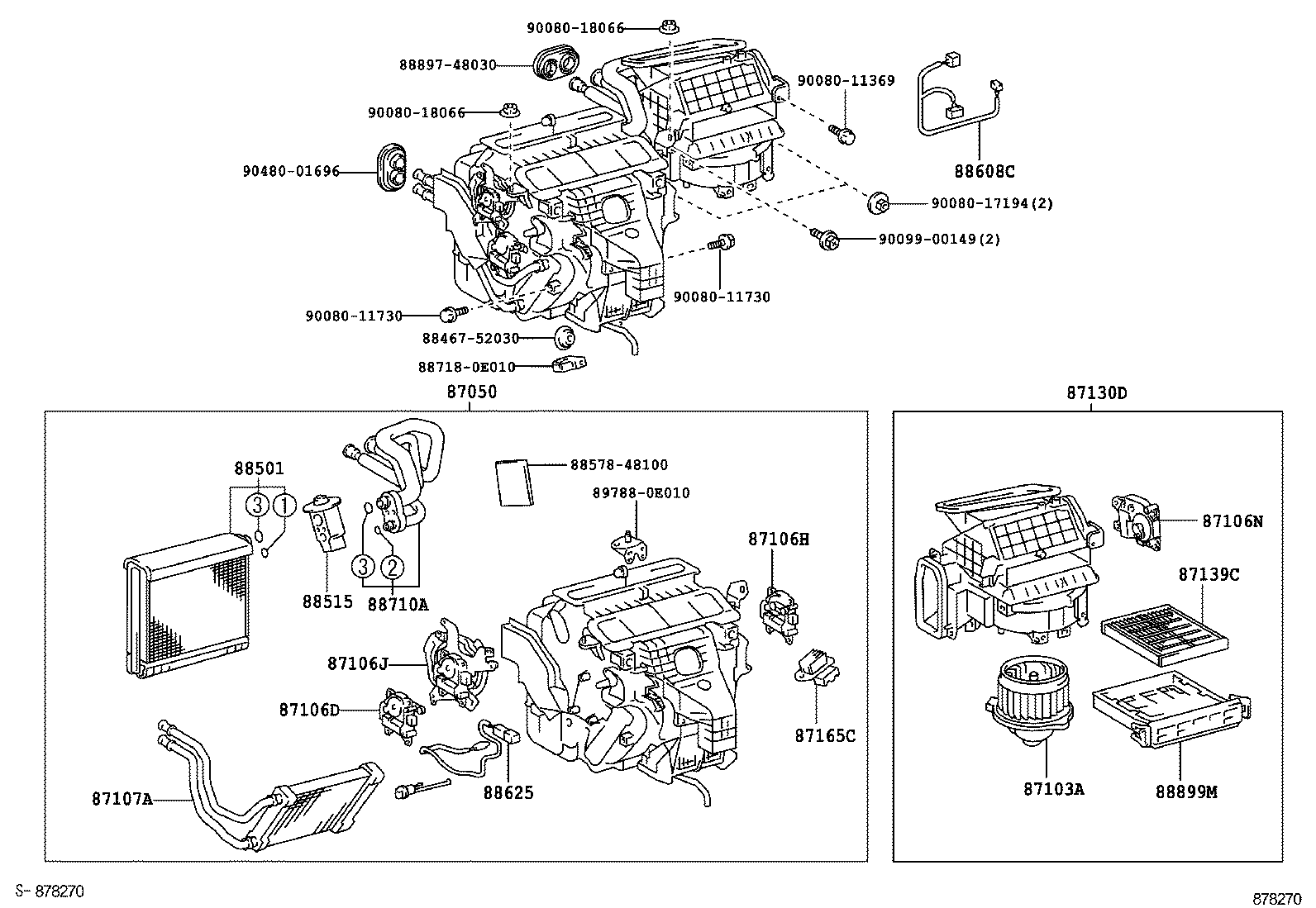 Subaru 8713928010 - Фильтр воздуха в салоне autospares.lv