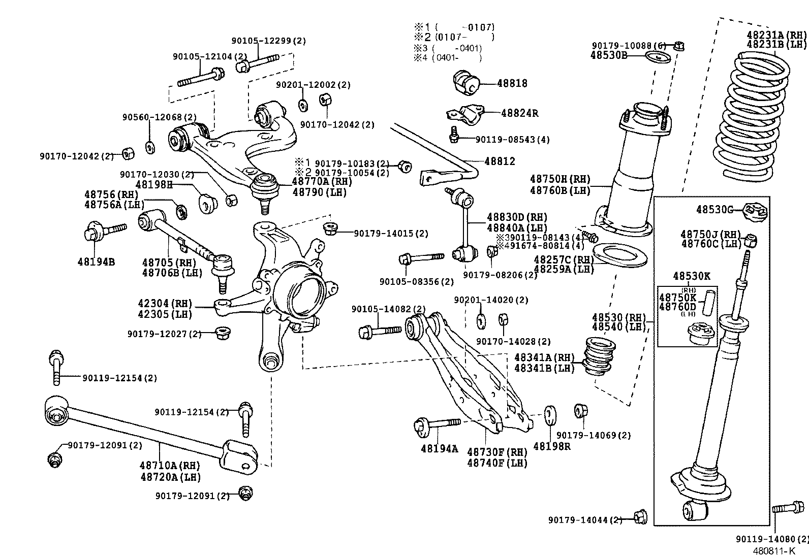 LEXUS 48530-59535 - Амортизатор autospares.lv