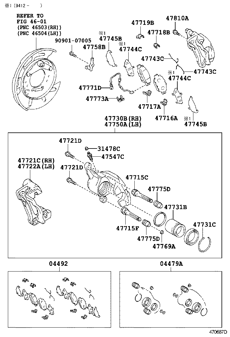 LEXUS 47730-50111 - Тормозной суппорт autospares.lv