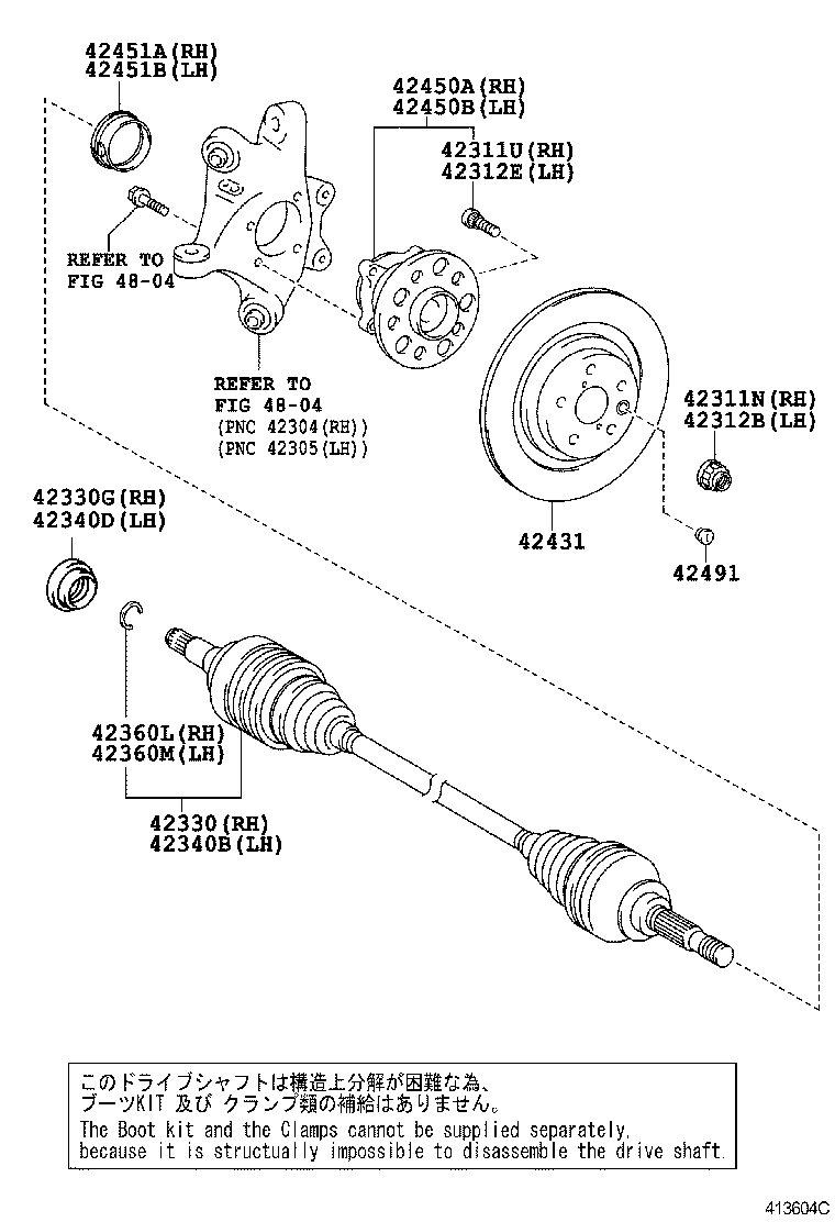 LEXUS 42431-30320 - Тормозной диск autospares.lv