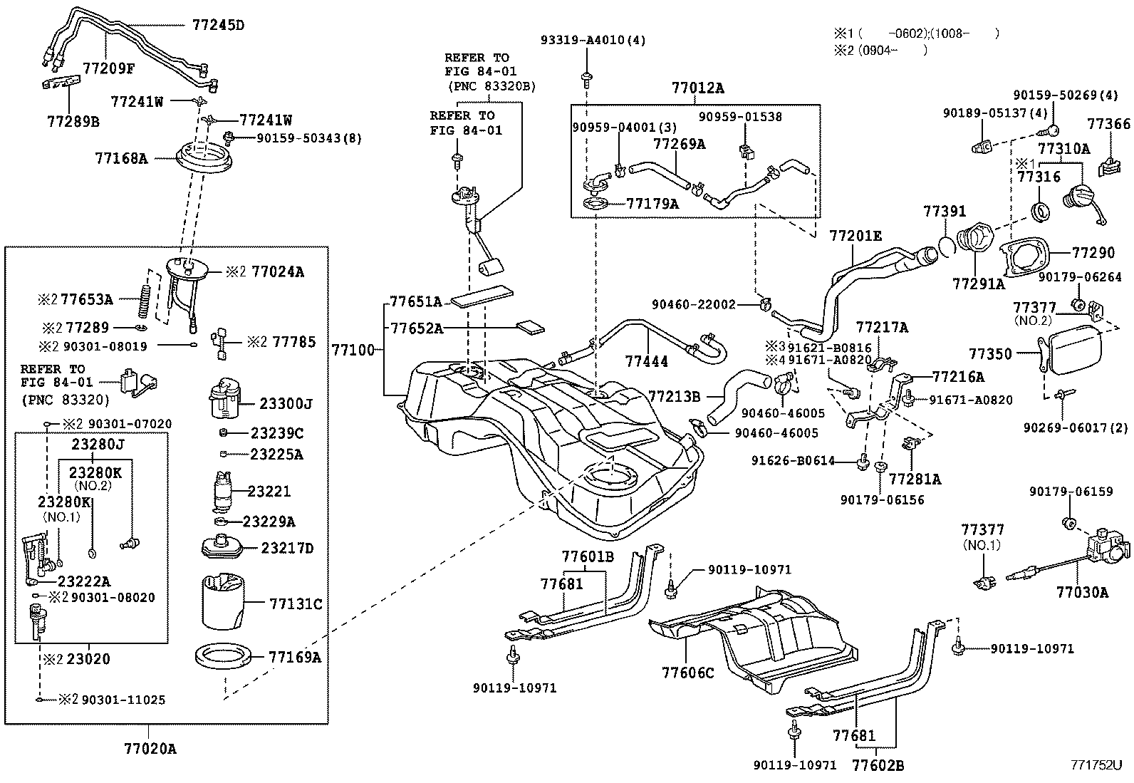 LEXUS 2330031140 - Топливный фильтр autospares.lv